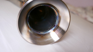 Downpipe для Mercedes w211 + om648 / изготовление выхлопных (4 фото из 8)