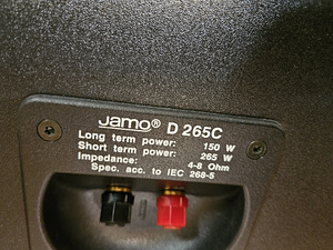 Jamo D 265 C Hifi põranda kõlarid 12 tolli bass (5 foto / 5)