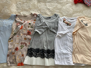 ФУТБОЛКИ ДЛЯ ЖЕНЩИН 5 ШТ. -M/L (3 фото из 5)