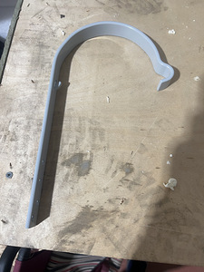Iselukustuv metallist rennikonks – 12,5 cm VALGE (1 foto / 3)