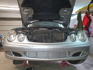 Custom tuning intercooler W211, W219, W209, W203, Mercedes (8 foto / 10)