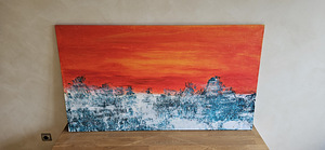 Pekka Pyykkönen 2003 õlimaal 60cm x 81cm (5 foto / 6)