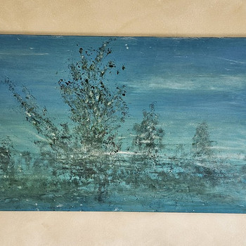 Pekka Pyykkönen õlimaal nr2 85cm x 150cm