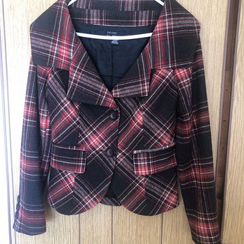 Ruuduline Zara Basic kevadjakk voodril 30% villa