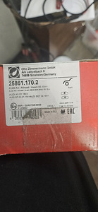 Zimmermann 24888.170.2 set blocks brakes disc brakes (2 foto / 2)