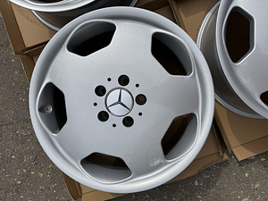17" ретро диски Mercedes-Benz 5x112 (как новые) (2 фото из 9)