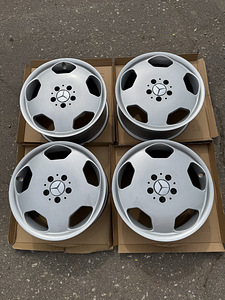 17" ретро диски Mercedes-Benz 5x112 (как новые) (6 фото из 9)