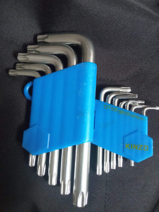 Набор из 12 шестигранных ключей Torx в форме звезды. Прочная (1 фото из 3)