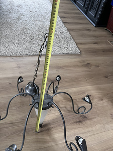 Ilus suur võimas laelamp. Metallist. Asub Viimsis (5 foto / 7)