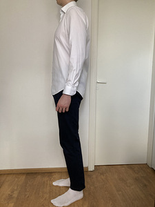 MEESTE VALGE TRIIKSÄRK 100% puuvill (2 foto / 4)
