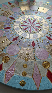 Soodus! Tugevuse ja tasakaalu mandala, käsitöö, suurus 35 cm (4 foto / 10)