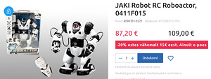 Interaktiivne robot uus (2 foto / 3)