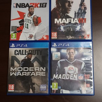 4 mängu PS4-le