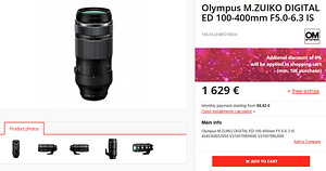 Olympus M.Zuiko Digital ED 100-400mm f/5.0-6.3 IS objektiiv (10 foto / 10)