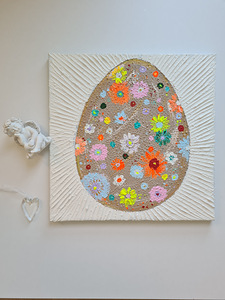 Käsitöö maal "Muna", lõuend, 40 cm x 40 cm (10 foto / 10)