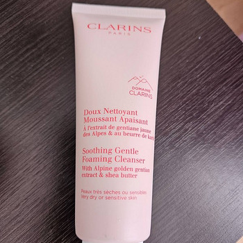CLARINS успокаивающая мягкая очищающая пена