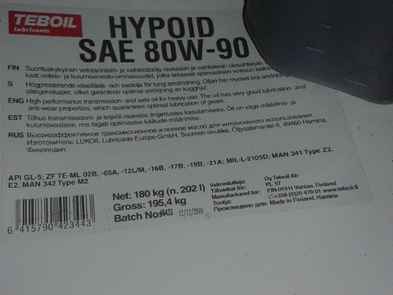 Трансмиссионное масло Teboil, дизельное масло Addinol 15w-40