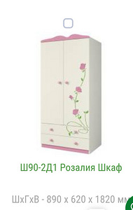 Комплект детской мебели Rosaalia (6 фото из 10)