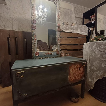 Vintage peegliga kapp/ kummut anttik stiiliga