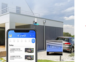 EZVIZ wifi valvekaamera+numbrituvastus+LED välisvalgusti+SD (2 foto / 6)