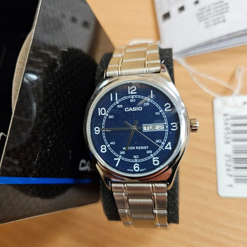 CASIO Vīriešu rokas pulkstenis MTP-V006D-2B (ZD210H) + BOX