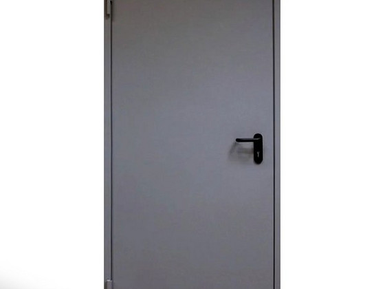 Гладкая металлическая техническая дверь PORTA METAL BASIC