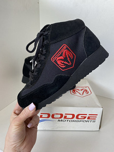Mustad tossud-saapad Dodge Motorsports logoga 23,5 cm. (3 foto / 5)