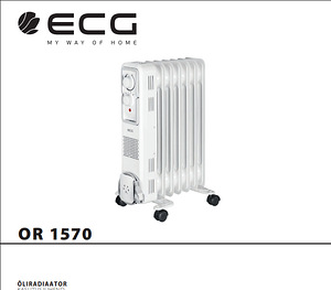 OR1570 ECG, 1500 W, valge - Õliradiaator (1 foto / 4)