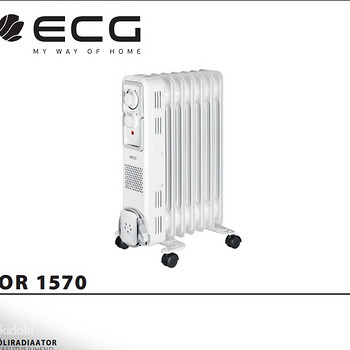OR1570 ECG, 1500 W, valge - Õliradiaator