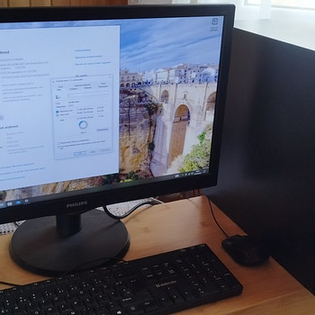 Arvuti 4-tuumaline 3.2ghz 8gb ram 120gb ssd + ekraan 24