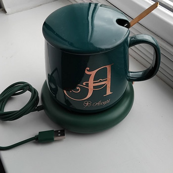 Кружка с подогревом USB для работника на компьютере .
