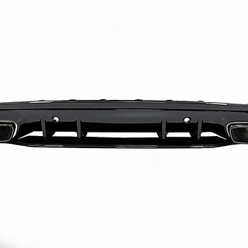 Диффузор заднего бампера с насадками Mercedes C-Class W205
