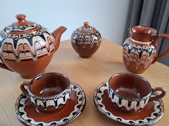 Керамический кофейный сервиз