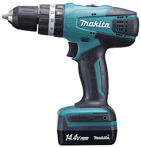 Akutrell Makita DHP347D + 2tk Aku + laadija + kohver (1 foto / 6)