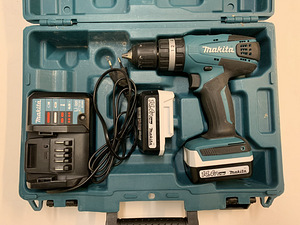 Akutrell Makita DHP347D + 2tk Aku + laadija + kohver (3 foto / 6)