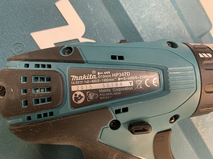 Akutrell Makita DHP347D + 2tk Aku + laadija + kohver (6 foto / 6)