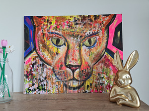 Maal papil 61 cm × 48 cm, akrüül (4 foto / 7)