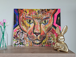 Maal papil 61 cm × 48 cm, akrüül (7 foto / 7)