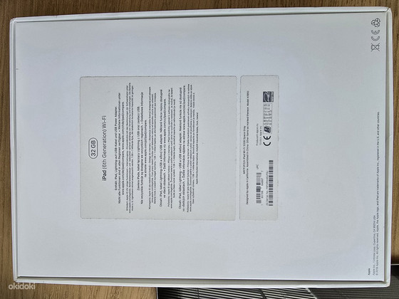 Apple Ipad 6gen. Wifi 32GB