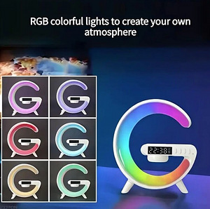 3:1 RGB öölamp / juhtmevaba kõlar / telefoni laadija (4 foto / 6)