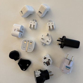A set of original adapters and connectors