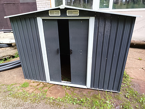 Сарай из металла 2,1 x 2,6 x 1,9м (1 фото из 3)