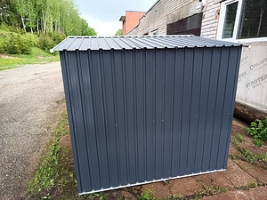 Сарай из металла 2,1 x 2,6 x 1,9м (2 фото из 3)