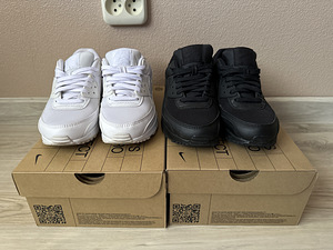 Nike air max 90 белые, черные (2 фото из 7)