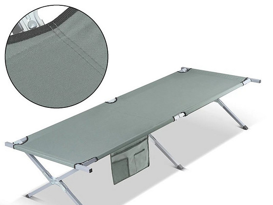 Kokkupandav matkavoodi voodi STAHLWERK CL-210 ST XXL