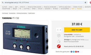 YAMAHA YT-150 KITARRI DIGITAL HÄÄLESTAJA + USB KAABEL +KOTT (2 foto / 3)