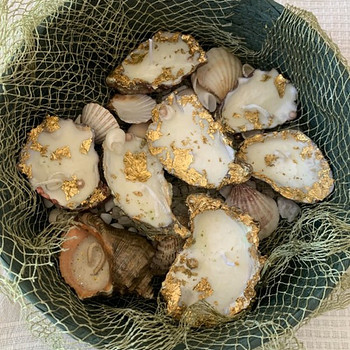 Свечи ручной работы в ракушках