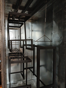 Laud kahe tooliga LOFT stiilis (6 foto / 8)