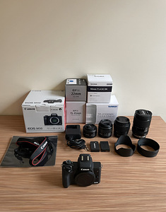 Камера Canon EOS M50 + 4 объектива (1 фото из 1)