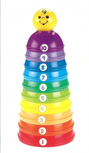 Fisher Price пирамида Stack & Roll (3 фото из 4)